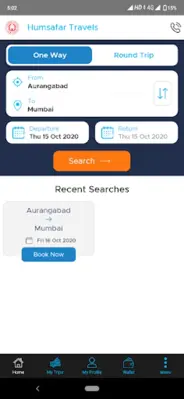 Humsafar Travels android App screenshot 5